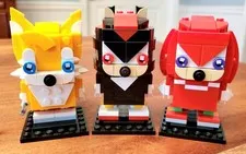 LEGO BrickHeadz 40628 Tails and 40672 Knuckles and Shadow