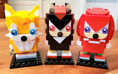 LEGO BrickHeadz 40628 Tails and 40672 Knuckles and Shadow