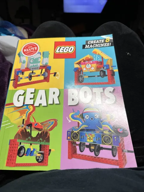 Klutz Lego Gear Bots Stem Activity 8-12 Years Just Book