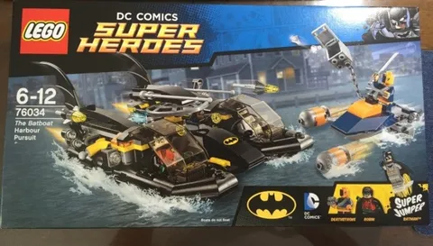 Lego 76034 DC Super Heroes Batboat Harbor Pursuit 264pcs Retired Sealed New