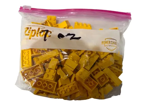 LEGO Yellow Parts Lot - Plates, Tiles, Modified 1x4, 1x10, 2x4, Bulk Pieces 