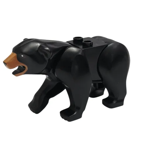 Genuine LEGO Black Bear Animal Figure Wildlife Forest Zoo Creature 60188 60173