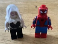 LEGO MINI FIG LOT OF 2 Ghost-Spider Gwen Stacy & Spider-Man sh0543