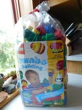Lego Duplo Jumbo Building Blocks 2002 Toddler Vintage 1996 Unused Original Bag
