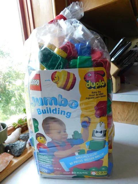 Lego Duplo Jumbo Building Blocks 2002 Toddler Vintage 1996 Unused Original Bag