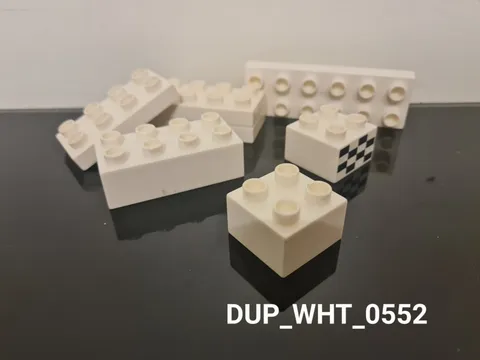 DUPLO LEGO White Bundle Mixed 