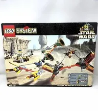 LEGO Star Wars 7171 Mos Espa Podrace 100% Complete Box Manual All Minifigs 1999