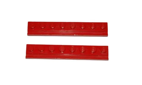 2 Lego® TRAIN Railway 9V 12V RC Slide Guide Rail 8x1 RED