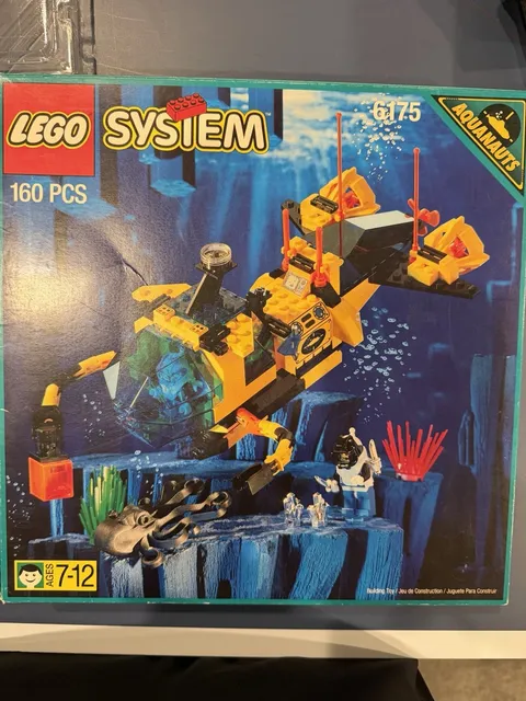 LEGO System Aquanauts  Crystal Explorer Sub (6175) Incomplete See Pics