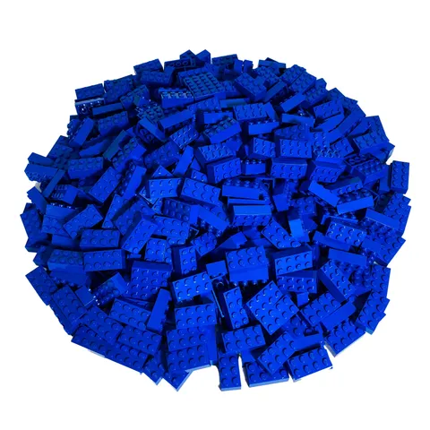 2x4 Bricks Building Blocks Kiloware Blue 1 Kilo - 3001
