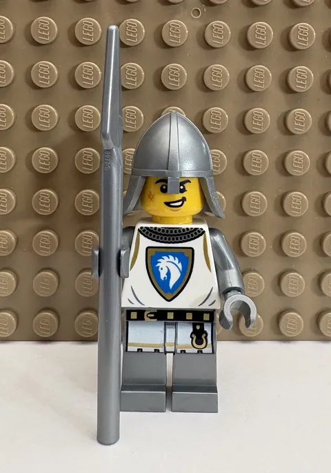 LEGO Horse Knight Spearman Minifigure (cas591) - Castle - Brand New