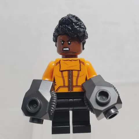 LEGO Super Heroes Shuri Minifigure sh512 Black Panther 76103 Complete Blasters