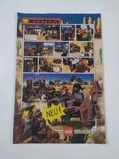 Rare Advertising Flyer Advertising Sheet LEGO Western Indian Cowboy 1996