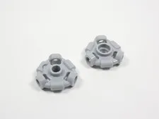 LEGO Lot of 2 Light Bluish Gray Weapon Rings Minifig S4