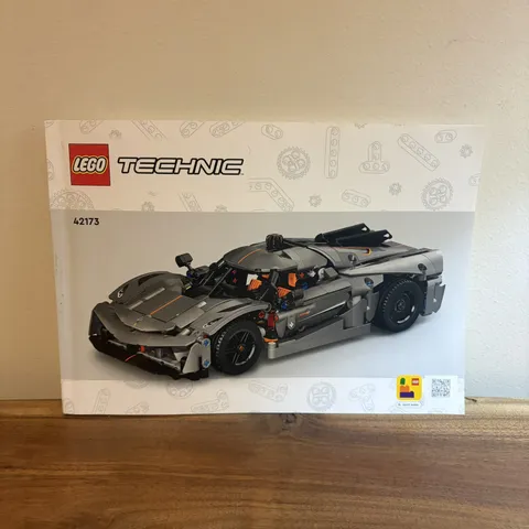 Lego Technic 42173  Koenigsegg Jesko Absolut Hypercar Instruction Booklet Manual