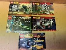 LEGO Star Wars Lot Of Five (5) Manuals Only Kits 7255, 7250, 7251, 7263, 7256
