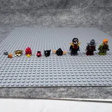 LEGO Chima Minifigure Parts Lot Torso Red Skeleton Head Pieces