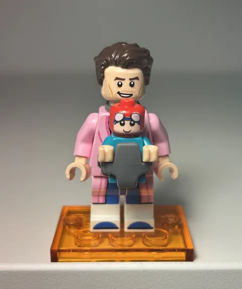 LEGO Peter B Parker Minifigure 71050 Spiderverse Spider-Man Miles Marvel CMF NEW