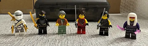 LEGO NINJAGO Lot of 6 Legacy/Crystalized Ninjago minifigures