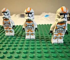 LEGO Star Wars 212th Attack Battalion Clone Trooper Lot x3 Phase II