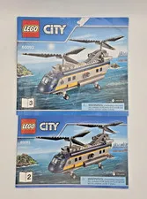 Lego City 60093 Deep Sea Helicopter Instructions Manual 2 &3 ONLY 2015 Retired