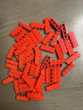 Lego 3010 Red Brick 1x4 - 58 Pieces Dented