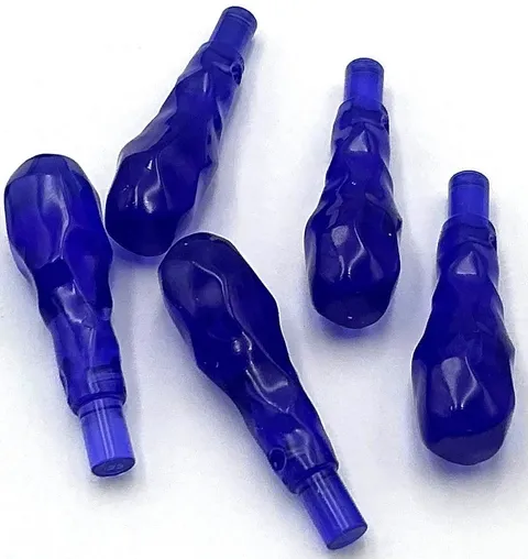 Lego 5 New Trans-Purple Transparent Minifigure Weapon Clubs Parts