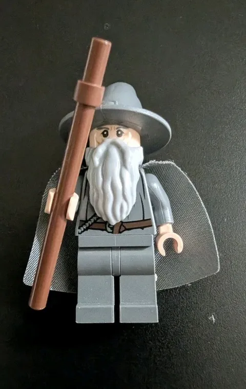 NEW LEGO GANDALF MINIFIG 71200 minifigure figure dimensions lotr hobbit wizard