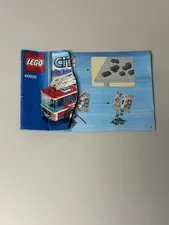 Lego City 60002 Fire Truck Instruction Manual Only Torn Cover