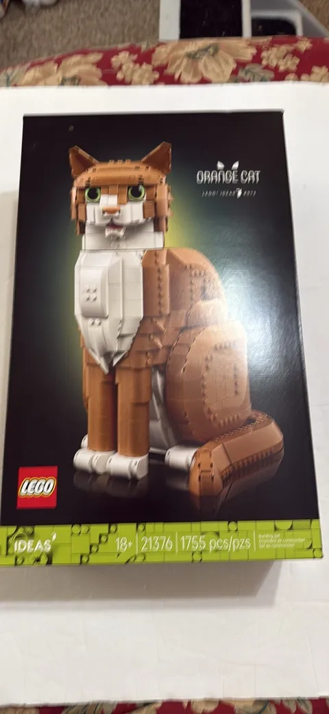 LEGO Ideas Orange Cat Building Set  21376 Brand New never opened