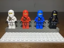 LEGO NINJAGO Pilot Ninja Minifigures- Kai, Jay, Cole, Zane
