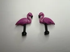 Lego Animal Flamingo Lot Of 2