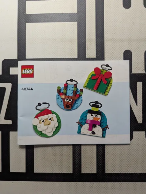 LEGO 40744 Christmas Ornament Selection Instruction Manuals Only! No Bricks!