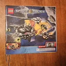 LEGO Space Police Truck Getaway Instruction Manual Booklet Only #5972 No Bricks