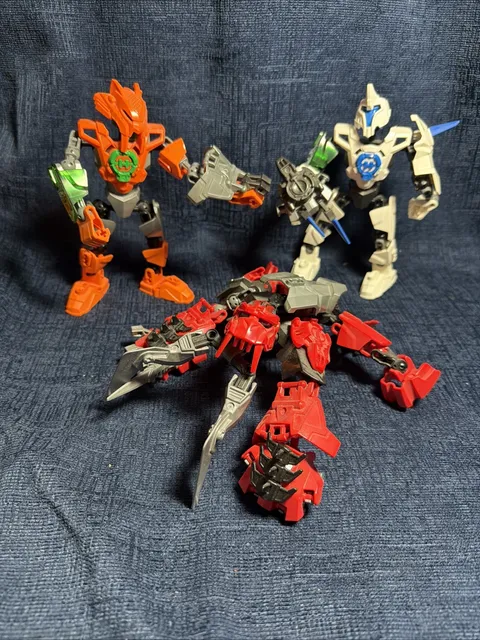 Lego Hero Factory Lot Mostly CompleteFigures These Bots Have Been In Battle