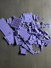 LEGO Lavender Bulk Lot 140pc Friends Disney Princess Bricks Plates Slopes