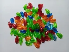 LEGO BULK LOT OF 80 TRANS LIGHT COVER INTERNAL BAR MIXED COLORS #58176