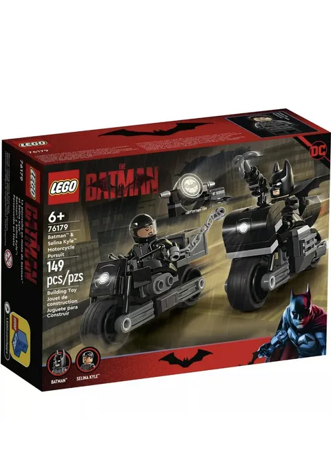GENUINE LEGO The Batman 76179 Batman & Selina Kyle Motorcycle Pursuit, NEW 