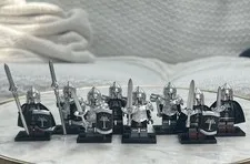 Lego Lord Of The Rings Gondor Soldiers Custom Printed Minifigure Lot of 8