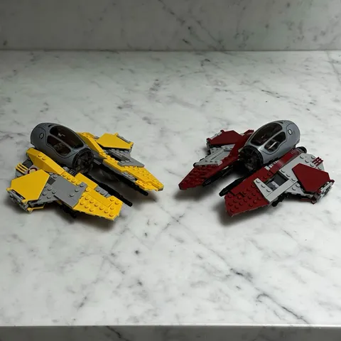 LEGO Star Wars Anakin and Obi-Wan Interceptors 75281 & 75135 Retired