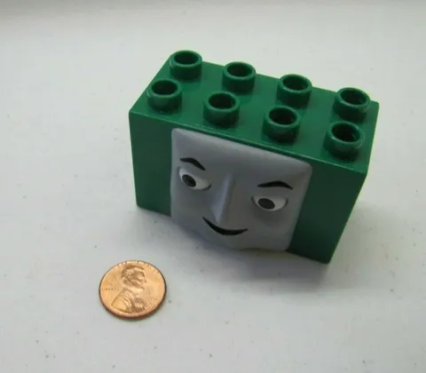 Lego Duplo CRANKY THE CRANE FACE THOMAS THE TRAIN Specialty Printed Block Part
