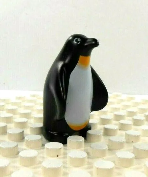 Lego Duplo Figure Emperor Penguin black/white/yellow