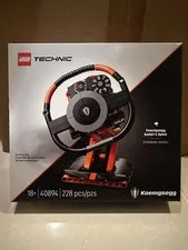 LEGO 40894 Technic Koenigsegg Sadair’s Spear Steering Wheel GWP NEW SEALED SET