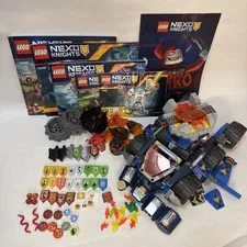 LEGO Nexo Knights Incomplete Parts Accessory Lot Manuals 70322 70348 70349 Read