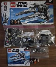 LEGO Star Wars: Black Ace Tie Interceptor (75242) - Complete W/ Box & Manual