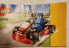 Lego Creator 3 In 1 Red Go Kart (31030) booklet only 