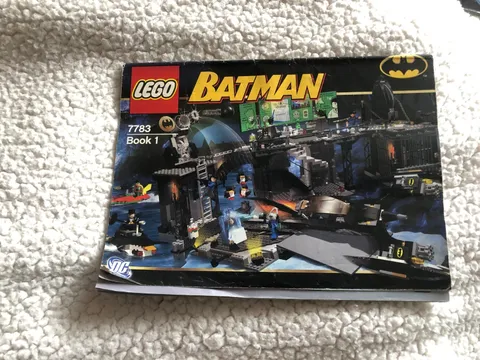 Lego 7783 Batman manual instructions Book 1 only complete acceptable  complete