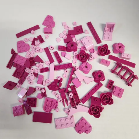Lego Lot Mixed Misc. Pinks Bricks/Parts/Replacements
