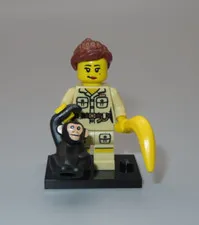 LEGO New  Zookeeper out of package monkey minifigure Collectible Series 5 CMF