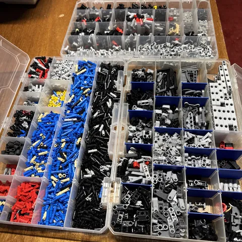 Lot LEGO EV3 Assorted Parts Random In 3 Cases Various Small Parts